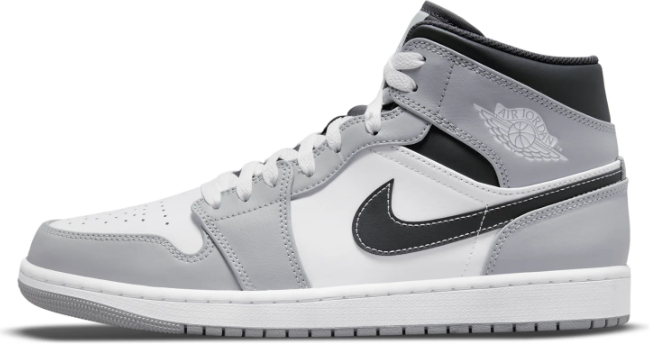 Air Jordan 1 Mid “Light Smoke Grey” – 554724-078