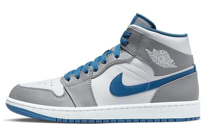 Air Jordan 1 Mid “Cement Grey True Blue” – DQ8426-014
