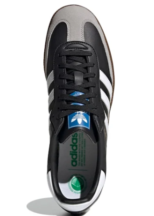 adidas Samba Vegan “Black White Brown” – H01878