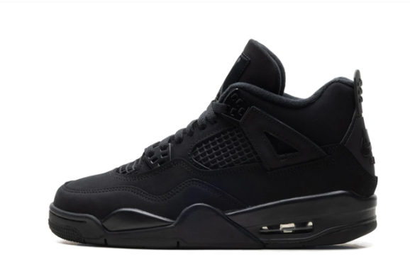 Air Jordan 4 Retro GS “Black Cat” (2025) Kids – IB4171-010