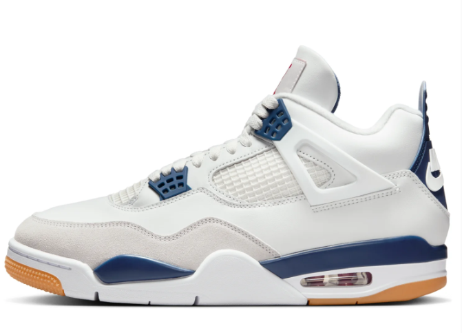Air Jordan 4 Retro SB “White Navy” – DR5415-100