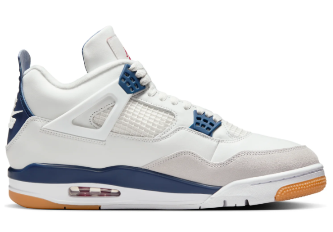 Air Jordan 4 Retro SB “White Navy” – DR5415-100