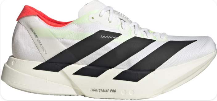 Men's adidas Adizero Adios Pro 4 Running Shoes – White