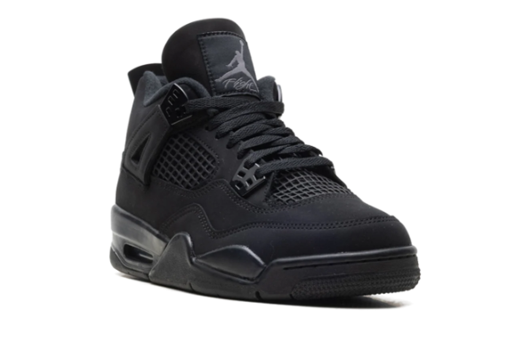 Air Jordan 4 Retro GS “Black Cat” (2025) Kids – IB4171-010
