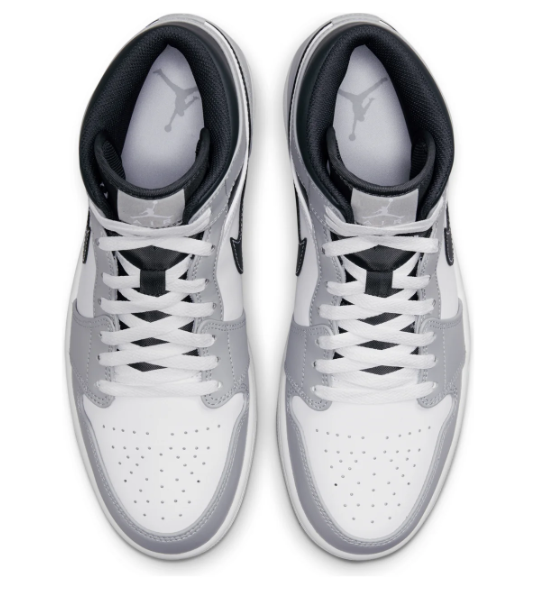 Air Jordan 1 Mid “Light Smoke Grey” – 554724-078