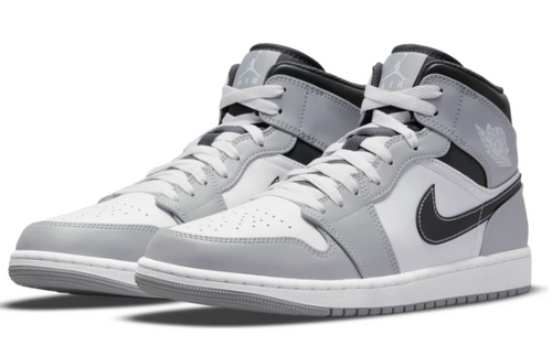 Air Jordan 1 Mid “Light Smoke Grey” – 554724-078