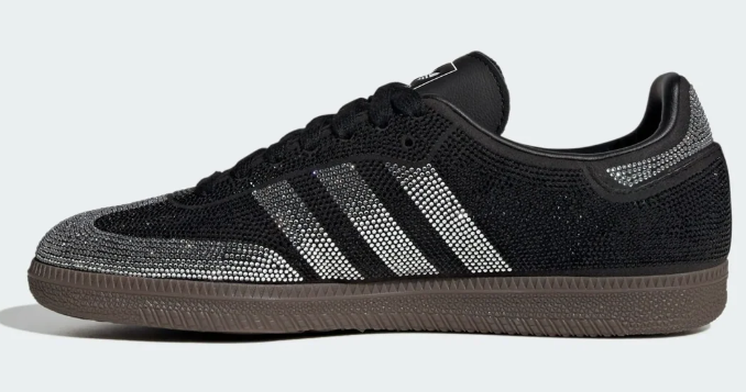 Women's adidas Samba OG Rhinestone “Black Silver”